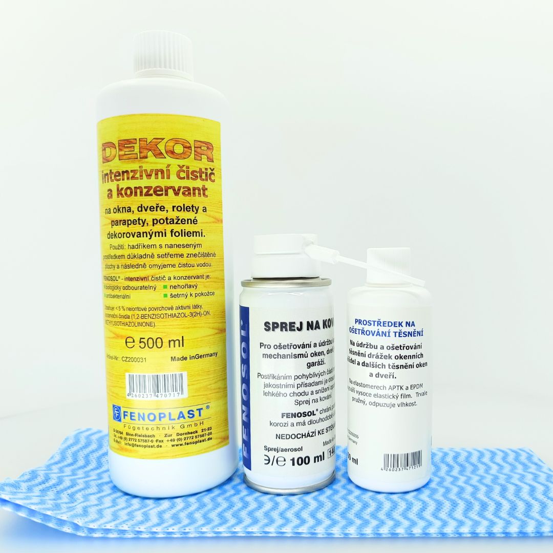 Čistící a údržbová sada maxi - PVC Barva