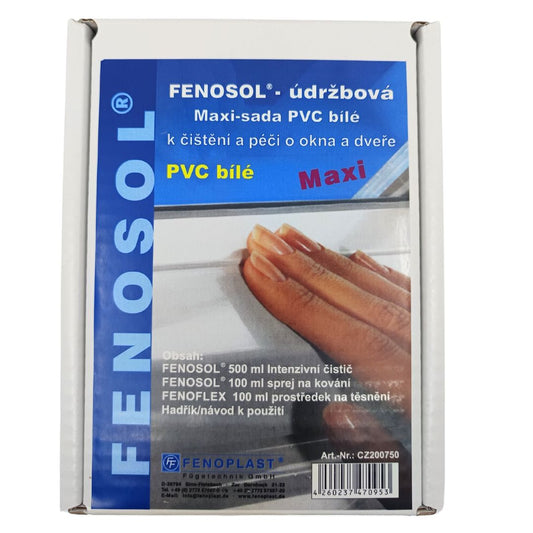 Čistící a údržbová sada maxi - PVC Bílá